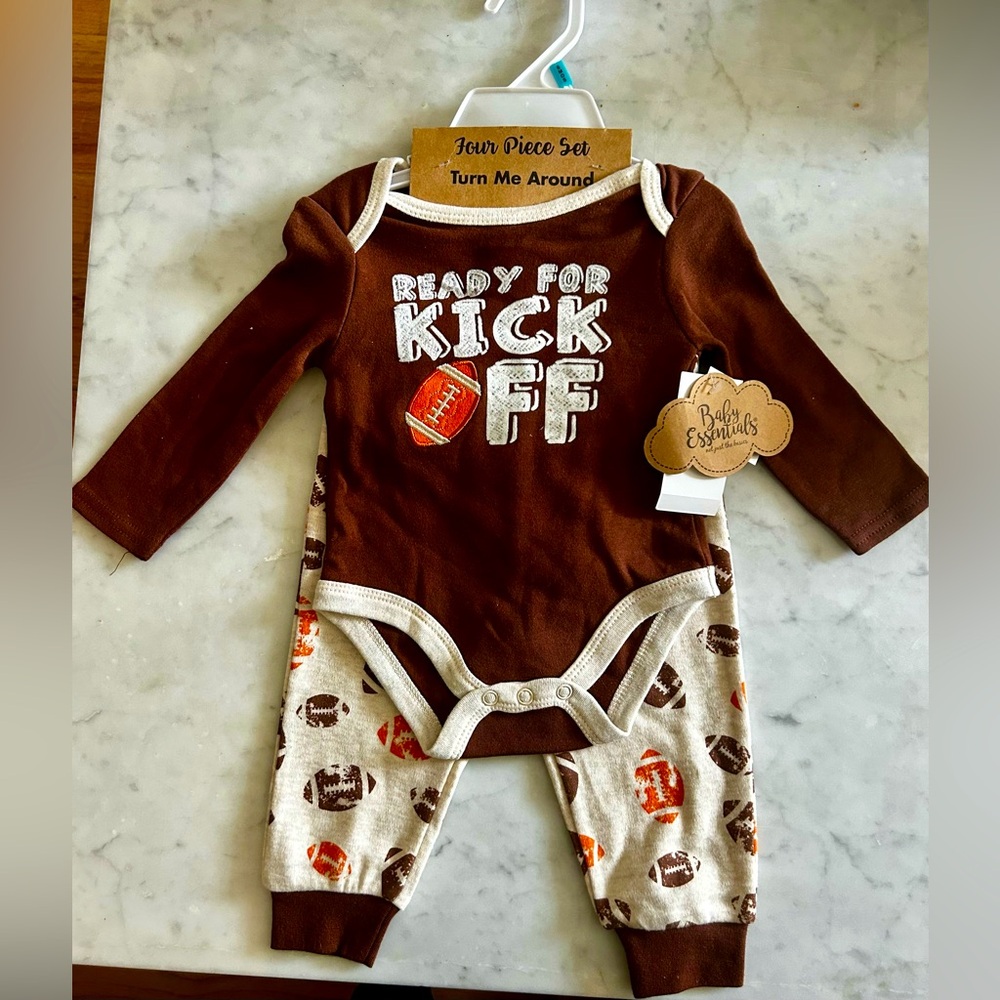 4- Piece Baby Football Outfit
